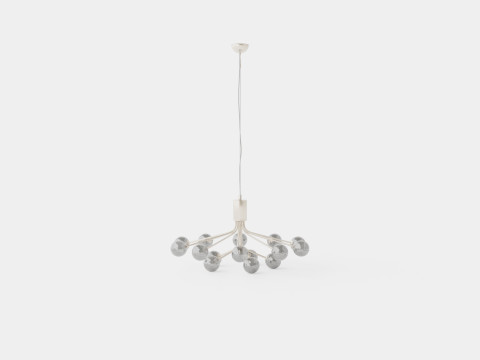 Galax Ceiling Lamp 15 Chrome Model 3D