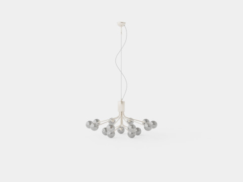 Galax Ceiling Lamp 15 Chrome Model 3D