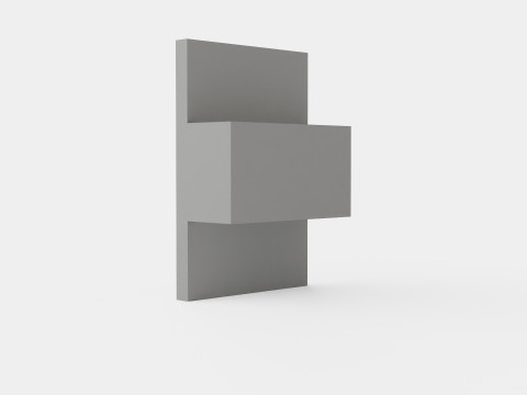 Geneva Wall Fixture Lamp Modello 3D