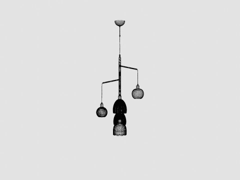 Grace Ceiling Lamp 3D मॉडल