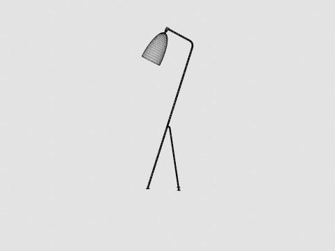 Grashoppa Floor Lamp 3D Model