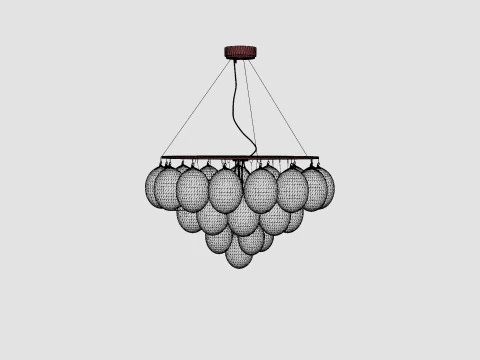 Gross Giant Amber Lamp 3D Model