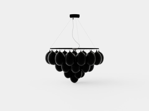 Gross Giant Smoke Grey Lamp 3D Model