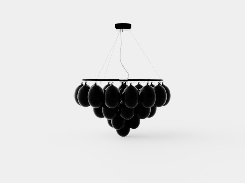 Gross Giant Smoke Grey Lamp 3D 模型