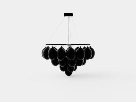 Gross Giant Smoke Grey Lamp 3D 模型