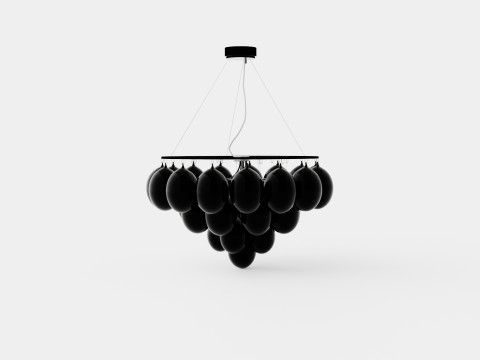 Gross Giant Smoke Grey Lamp 3D 模型