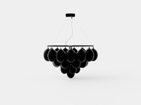 Gross Giant Smoke Grey Lamp 3D 模型