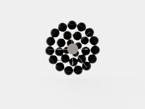 Gross Giant Smoke Grey Lamp 3D 模型