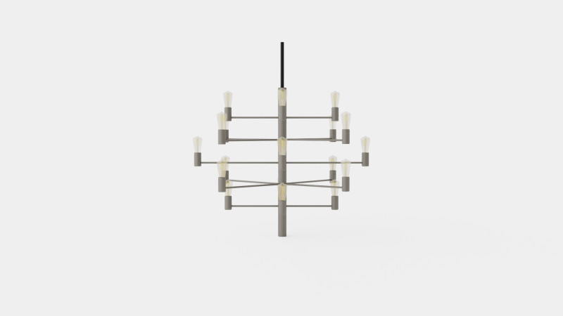 Herstal Pendant Manola Lamp Modelo 3D .c4d .max .obj .3ds .fbx .stl .blend