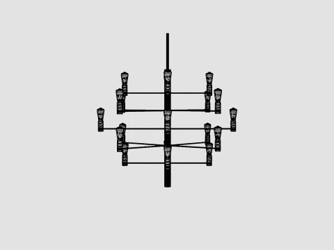 Herstal Pendant Manola Lamp 3D Model