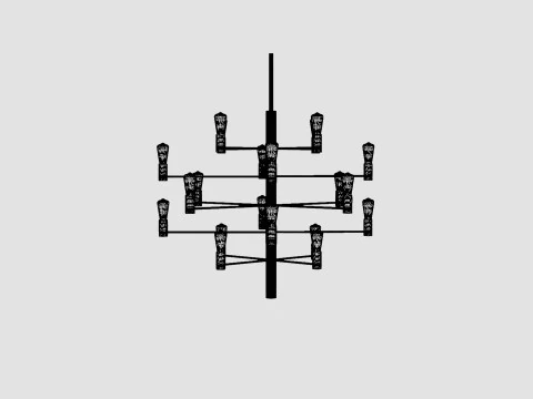 Herstal Pendant Manola Lamp 3D Model