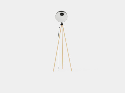 Industry Floor Lamp 3D Модель