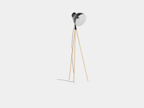 Industry Floor Lamp 3D 모델