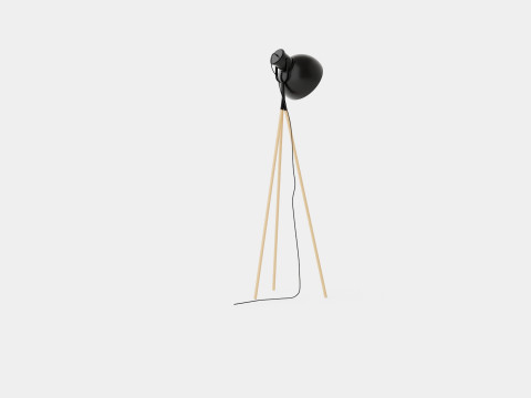 Industry Floor Lamp 3D 모델
