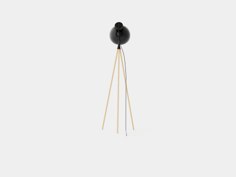Industry Floor Lamp 3D 모델