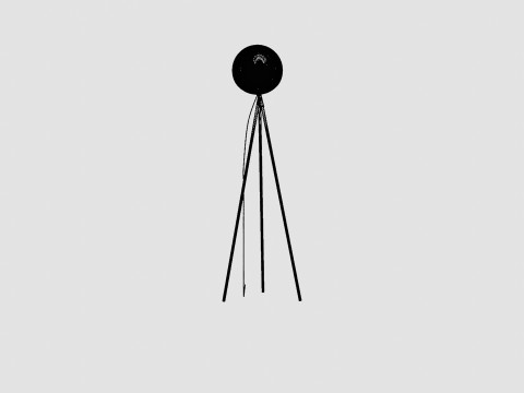 Industry Floor Lamp 3D 모델