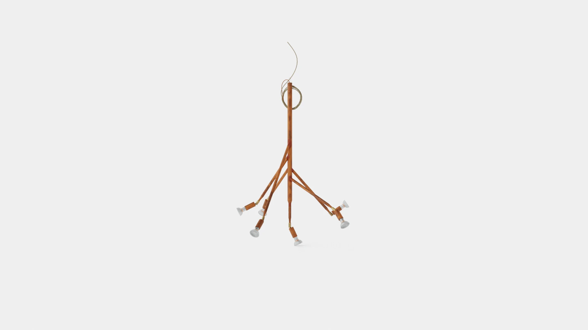 Kvist Raw Copper Lamp 3D Model .c4d .max .obj .3ds .fbx .stl .blend 