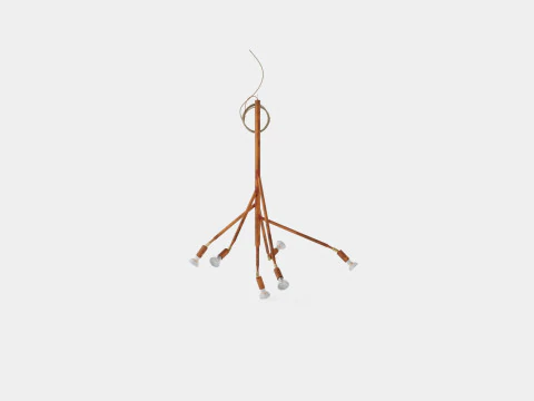 Kvist Raw Copper Lamp 3D Model