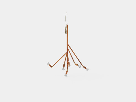 Kvist Raw Copper Lamp 3D Модель
