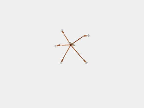 Kvist Raw Copper Lamp 3D Model