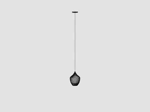 Lamp Brass Glass 3D Model
