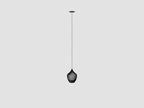 Lamp Brass Glass 3D 모델