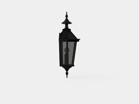 Lanterna Grande L&acirc;mpada Modelo 3D