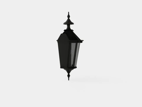 Lanterna Grande L&acirc;mpada Modelo 3D
