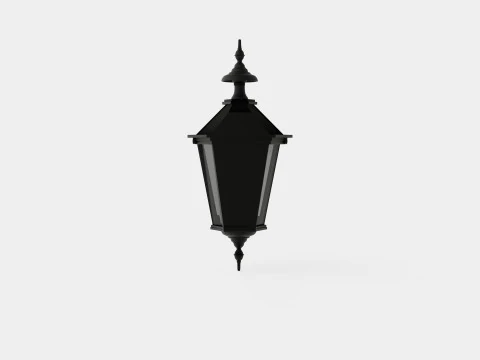 Lanterna Grande L&acirc;mpada Modelo 3D