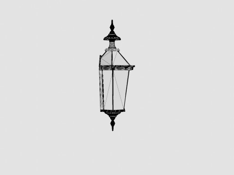 Lantern Large Lamp 3D Model