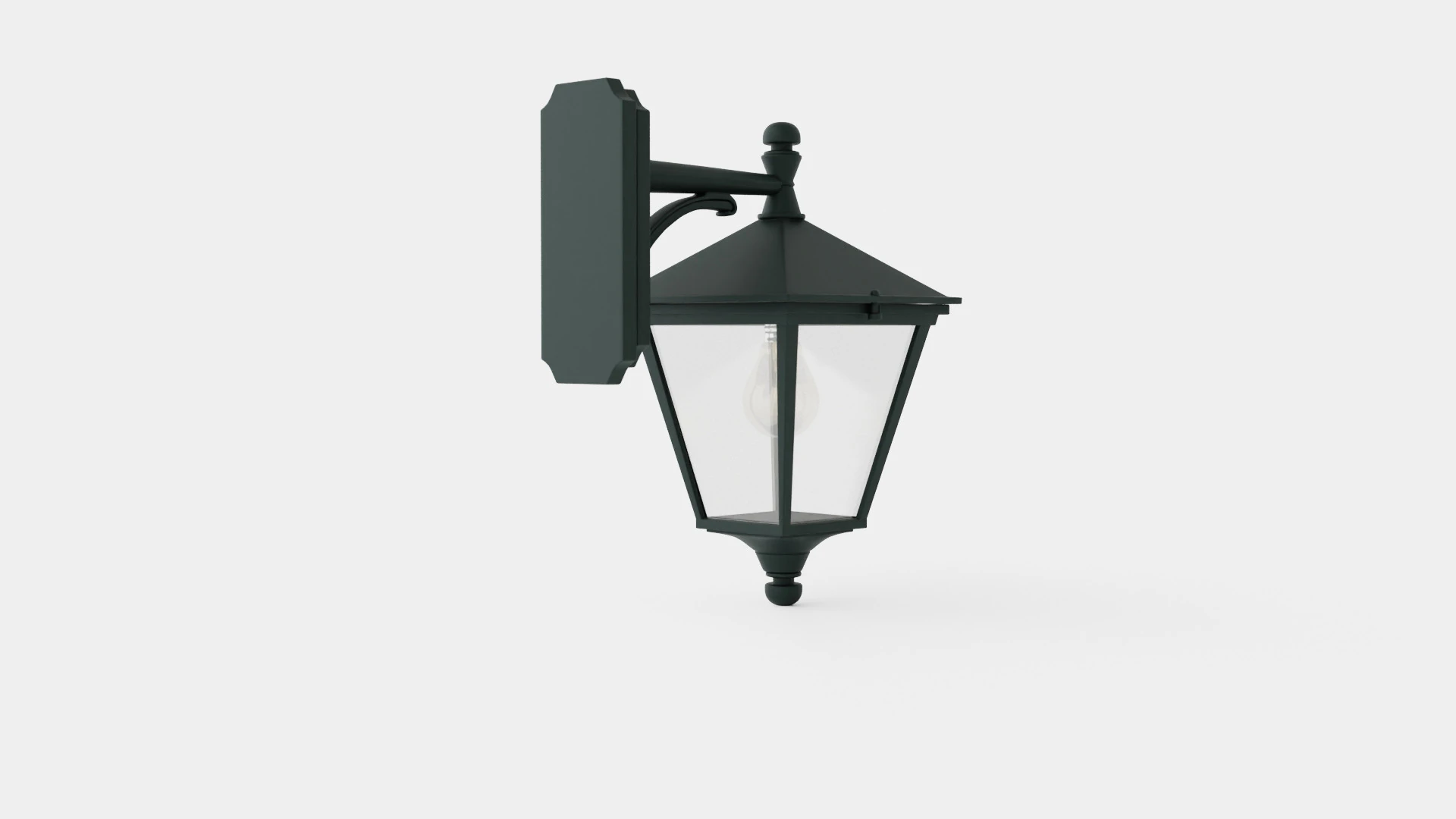 London Wall Fixture Lamp 3D Model .c4d .max .obj .3ds .fbx .stl .blend