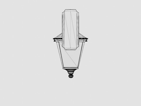 London Wall Fixture Lamp 3D Модель