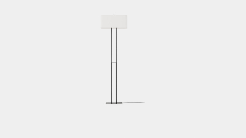 Luton Floor Lamp 3D Модель .c4d .max .obj .3ds .fbx .stl .blend