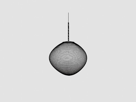 Melt Ceiling Lamp Gold 50 3D Model