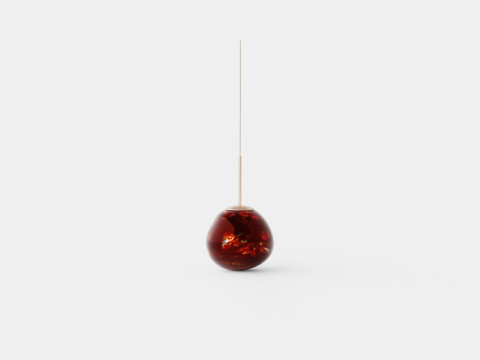 Melt Ceiling Lamp Mini Copper LED Modelo 3D