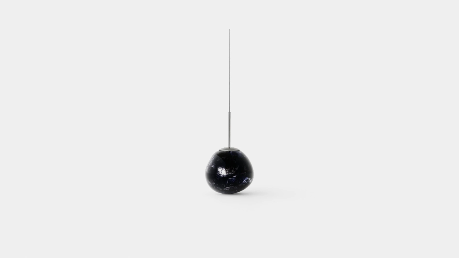 Melt Ceiling Lamp Mini Smoke LED 3D Model .c4d .max .obj .3ds .fbx .stl .blend
