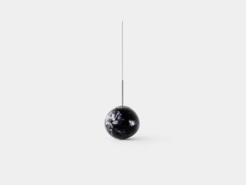 Melt Ceiling Lamp Mini Smoke LED 3D Model