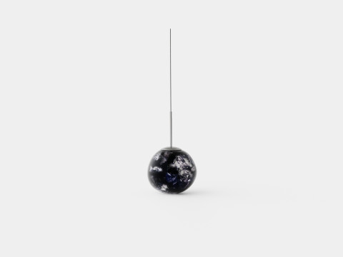 Melt Ceiling Lamp Mini Smoke LED 3D Модель