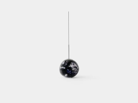 Melt Ceiling Lamp Mini Smoke LED 3D Model