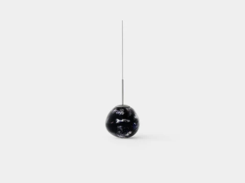Melt Ceiling Lamp Mini Smoke LED 3D Model