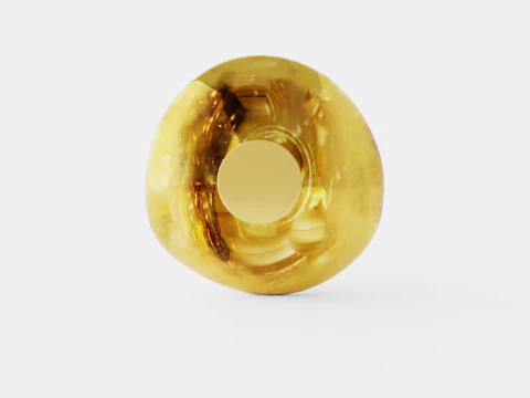 メルトゴールドウォールランプ 3Dモデル