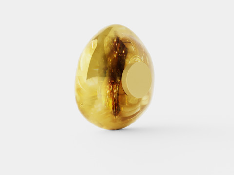 MELT Gold Wall Lamp 3D मॉडल