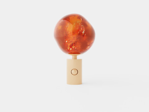 Melt Table Lamp Copper Modelo 3D