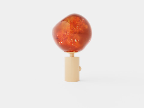 Melt Table Lamp Copper 3D-Modell
