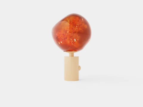 Melt Table Lamp Copper 3D Model
