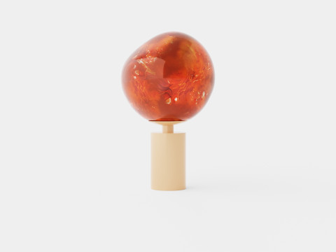 Melt Table Lamp Copper 3D-Modell