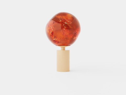 Melt Table Lamp Copper 3D-Modell