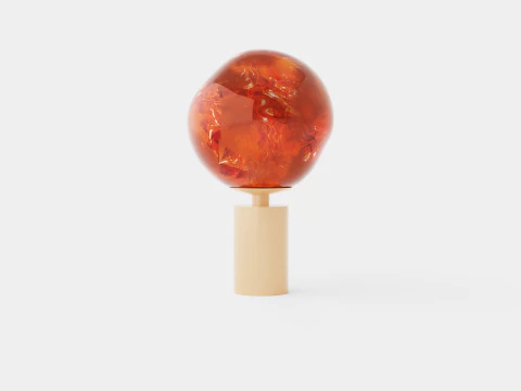 Melt Table Lamp Copper 3D Model