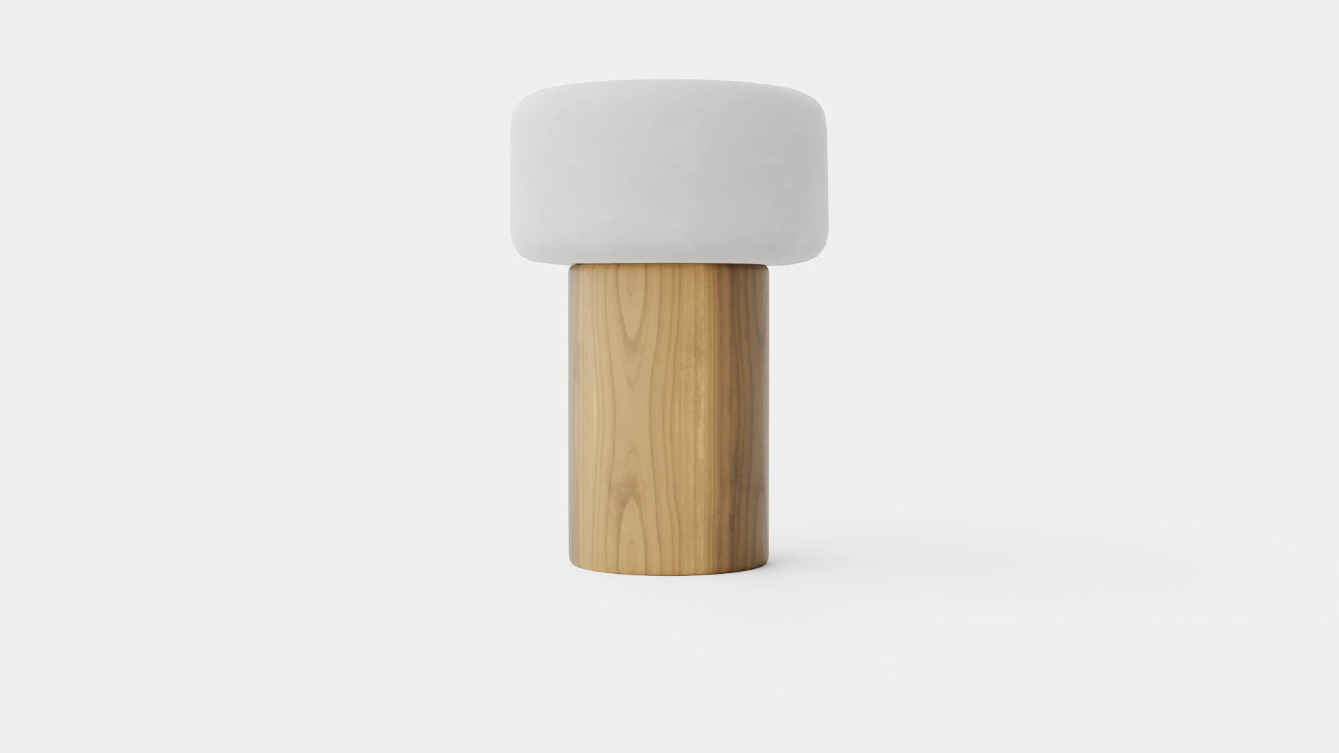Oscar Ash Large Lamp 3D Model .c4d .max .obj .3ds .fbx .stl .blend