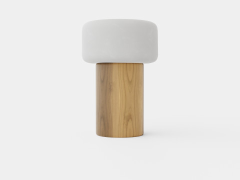 Oscar Ash Large Lamp Model 3D